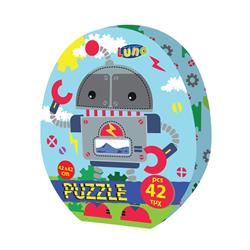 Παζλ Ρομποτάκι Luna Toys, 42 Τμχ., 42x42 εκ.