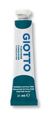 GIOTTO EXTRA FINE POSTER PAINT 21ml in Box 6 – turquoise