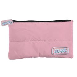 COSMETIC BAG-PENCIL CASE MUST 20X12 PUFFY PINK