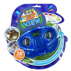 VIEW CAMERA 3D WITH 2 DISCS JUNGLE SPACE - DINOSAURS LUNA
