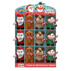 Plush Christmas Jingle Friends Luna Toys 14cm. 4 Designs