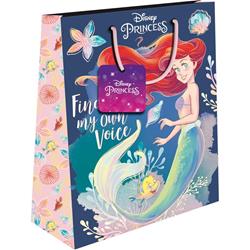 PAPER GIFT BAG 33X12X45 PRINCESS WITH GLITTER 2DESIGNS