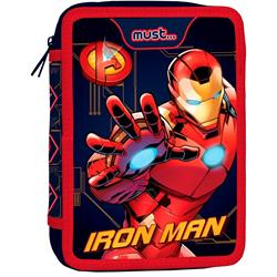 Σχολική Κασετίνα Διπλή Γεμάτη Avengers Iron Man Must 2 Θήκες