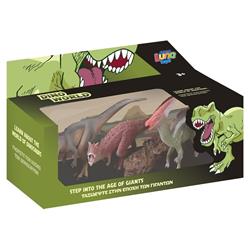 DINOSAUR SET 4PCS 31X14X18,5CM LUNA