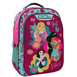 BACKPACK 32Χ18X43 3CASES PRINCESS GIRL VIBES