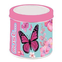 WATCH IN TIN BOX MUST BUTTERFLY