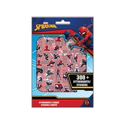 Αυτοκόλλητα Spiderman Μπλοκ 300 Τμχ., 14,5x21,5 εκ.