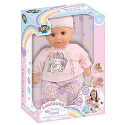 BABY DOLL 35CM WITH ACCESSORIES AND SOUND LUNA