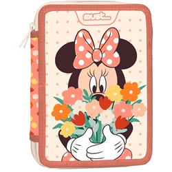 DOUBLE DECKER PENCIL CASE FILLED 15X5X21 MINNIE HAPPINESS