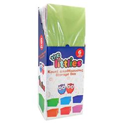 Κουτί Αποθήκευσης The littlies Χαρτόνι σε 6 Χρώματα, 33x24x18 εκ.