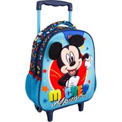 BACKPACK TROLLEY 27Χ10Χ31 2CASES MICKEY MOUSE