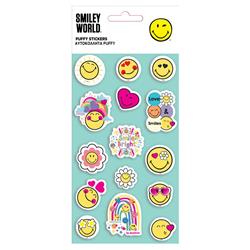 STICKERS PUFFY 10X22CM  SMILEY