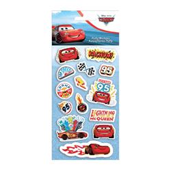 STICKERS PUFFY 10X22CM CARS