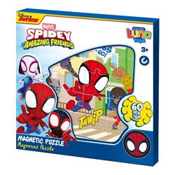 MAGNETIC PUZZLE 18X18X1.3CM SPIDEY AND FRIENDS