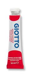 GIOTTO EXTRA FINE POSTER PAINT 12ml in Box 6 – carmine red