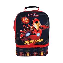 LUNCH BAG 22X16X28  ISOTHERMAL IRON MAN