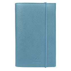 Σημειωματάριο Γαλάζιο με λάστιχο 96 φύλλα 9,6x16,6 εκ.