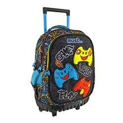 TROLLEY BAG MUST 34Χ20Χ44 3CASES LETS PLAY