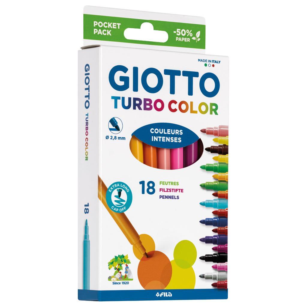 GIOTTO Turbo Giant, Rotuladores Lettering , Punta Especial, Colores  Surtidos, 8 unidades : : Juguetes y juegos