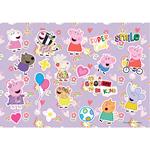 PAINTING BLOCK PEPPA PIG23X33 40SH  STICKERS-STENCIL-2 COLORING PG  2DESIGNS.