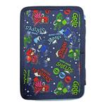 DOUBLE DECKER PENCIL CASE FILLED 15X5X21 PJ MASKS ANYONE CAN BE A HERO