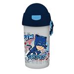 WATER CANTEEN 500ML WITH STRAW 9X19  PJ MASKS