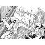 Παζλ Χρωματισμού Spiderman 2 Όψεων Luna Toys, 100 Τμχ., 49x36 εκ.