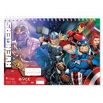 PAINTING BLOCK CAPTAIN AMERICA 23X33 40SH  STICKERS-STENCIL-2 COLORING PG  2DESIGNS