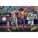 COLORING PUZZLE 2SIDES 41X28 24PCS 3COL PG TOY STORY