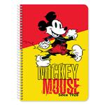 Τετράδιο Σπιράλ Disney Mickey Mouse A4, 2 Θέματα, 60 Φύλλα, 2 Σχέδια