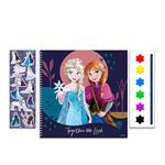 COLORING SET WITH WATER COLORS FROZEN 2