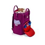 BACKPACK 2CASES PURPLE MINNIE