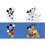 STICHED NOTEBOOK 17X25 MICKEY 40SH 2DESIGNS