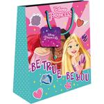 PAPER GIFT BAG 26X12X32 PRICESS WITH GLITTER 2DESIGNS