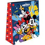 PAPER GIFT BAG 18X11X23 MICKEY/MINNIE 2DESIGNS N