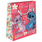 PAPER GIFT BAG 18X11X23 LILO & STITCH WITH FOIL 2DESIGNS