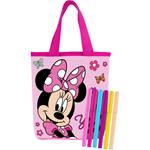 COLORING BAG WITH 6 MARKERS MINNIE