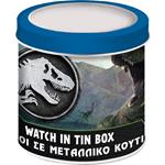 Ρολόι Χειρός Jurassic World Αναλογικό σε μεταλλικό κουτί