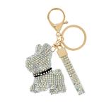 KEYCHAIN WITH STRAS 2DES COLOURS TESORO