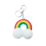 KEYCHAIN RAINBOW 9X9 2DES TESORO