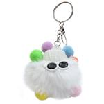 KEYCHAIN POM POM WITH SUNGLASSES AND HAT 9X7X7,5 MOOD