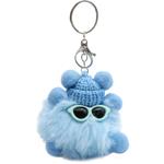 KEYCHAIN POM POM WITH SUNGLASSES AND HAT 9X7X7,5 MOOD