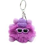 KEYCHAIN POM POM WITH SUNGLASSES AND HAT 9X7X7,5 MOOD