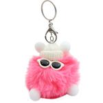 KEYCHAIN POM POM WITH SUNGLASSES AND HAT 9X7X7,5 MOOD