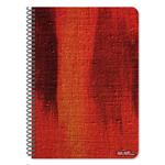 SPIRAL NOTEBOOKS A4 4SUBS 120SH CANVAS MUST