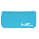 SILICONE PENCIL POUCH 21X10 MUST FOCUS FLAT 4COLORS