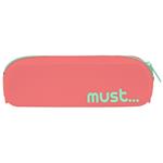 SILICONE PENCIL POUCH 20X5X6 MUST FOCUS 4COLORS