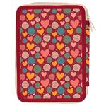 DOUBLE DECKER PENCIL CASE FILLED MUST 15X5X21 RED HEART