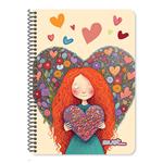 SPIRAL NOTEBOOK A4 3S 90SH MUST SWEETY
