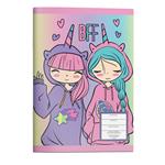 STICHED NOTEBOOK 17X25  MUST 40SH 2DESIGNS GIRL.
